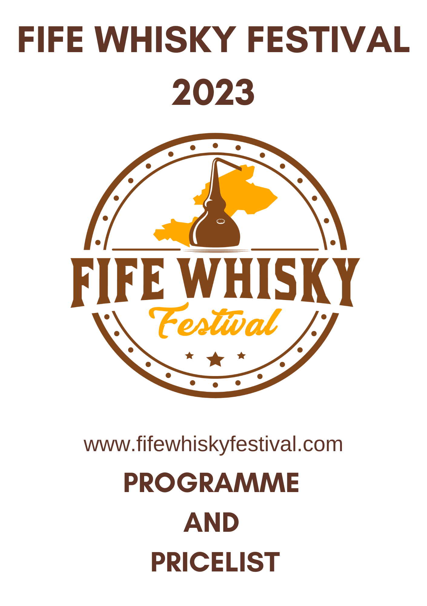 Programme Fife Whisky Festival 46 March 2022